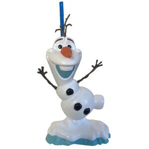 Disney Parks Frozen Olaf Souvenir Refillable Plastic Cup 12" 18oz